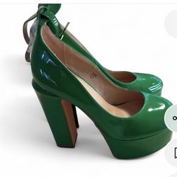Women’s Green Platform Shoes