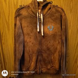 True Religion Sweatshirt Zip Up Hoodie 
