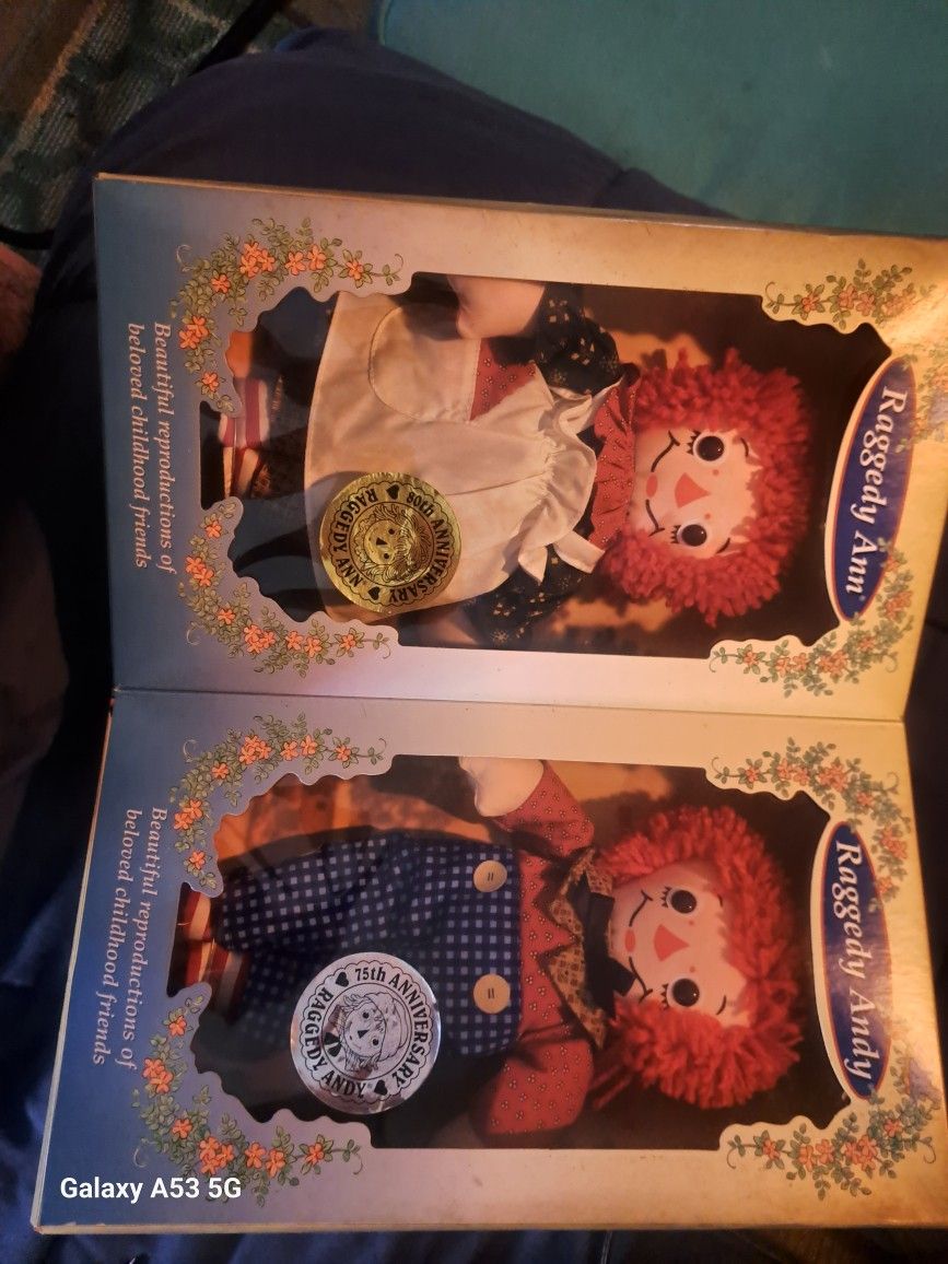 Raggedy Ann And Andy Dolls