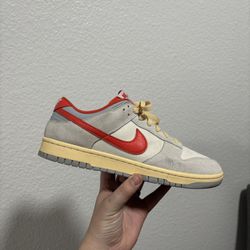 Nike Dunk Low Grey Red 
