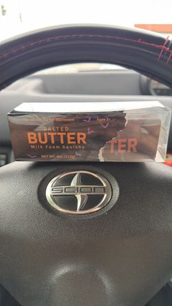 Salted Butter Milk Foam Squishy Toy