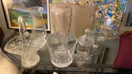 7 Princess House Pieces. New Excellent Condition.