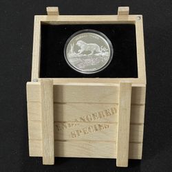 2015 Niue Endangered Species Bengal Tiger 1oz Silver Proof