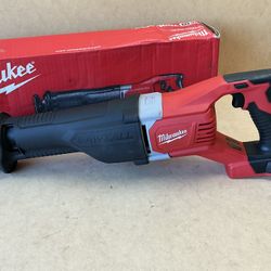 Milwaukee 2621-20 M18 18-Volt Lithium-Ion Cordless SAWZALL Reciprocating Saw (Tool-Only)