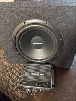 Rockford Fosgate amp and sub combo