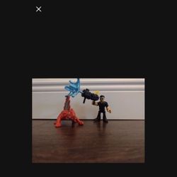 Fisher price Imaginext Jurassic World Dinosaur Dr Malcolm Dimetrodon