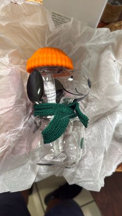 Starbucks snoopy glass cup