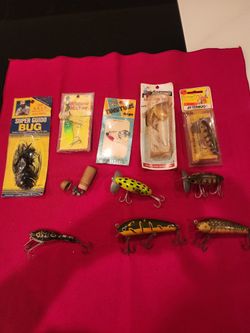 Vintage fishing lures
