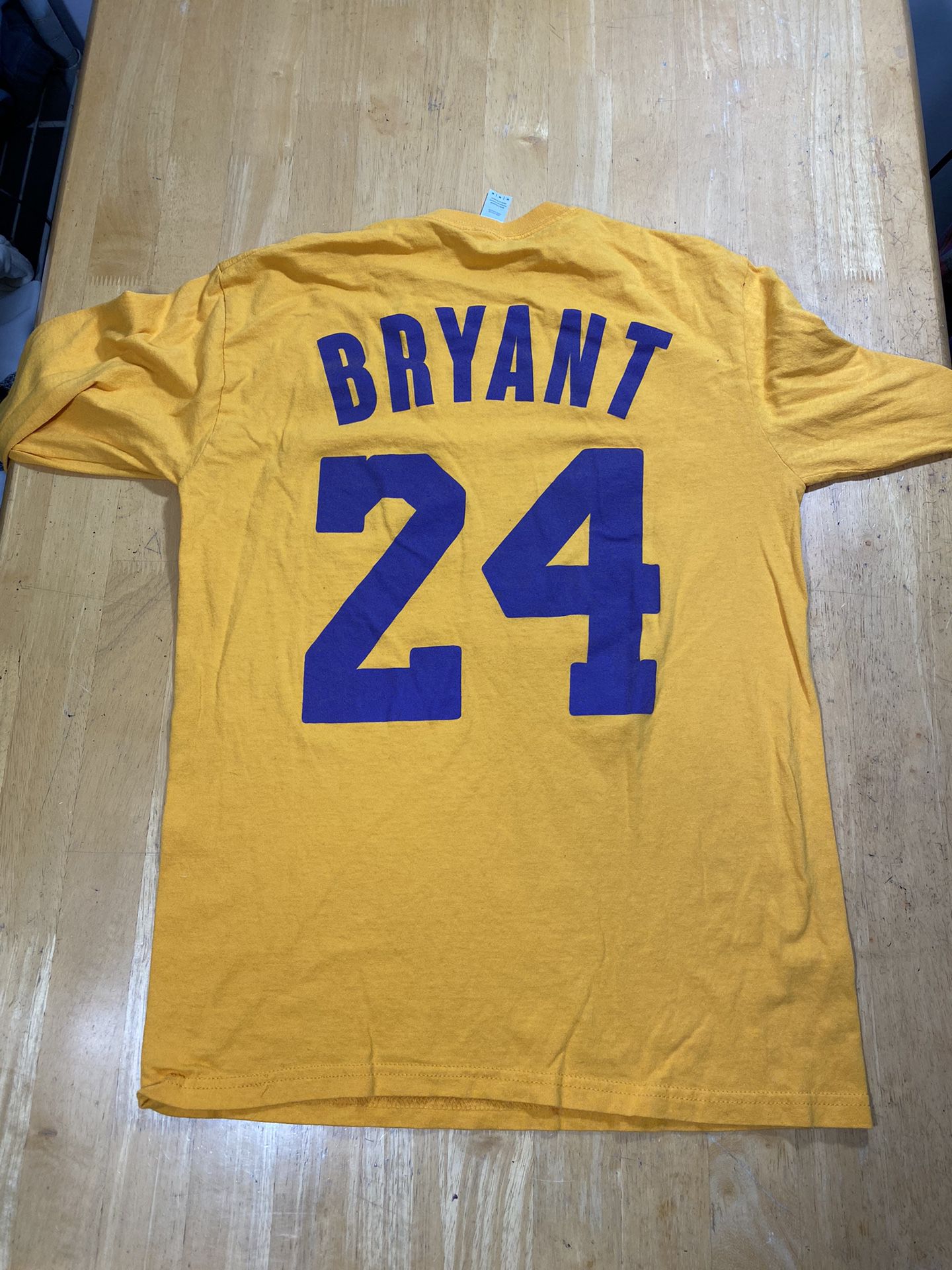 Kobe Bryant 1(contact info removed) Los Angeles Lakers Jersey Long Sleeve Shirt SZ M 18pit2pit