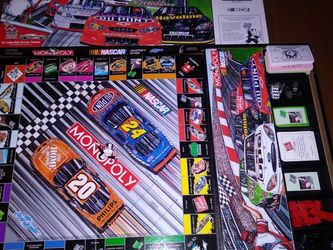 Monopoly Nascar Board Game 2002