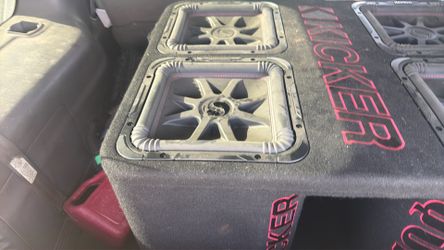Kicker Quad box and Rockford Fosgat T2500-1 bd