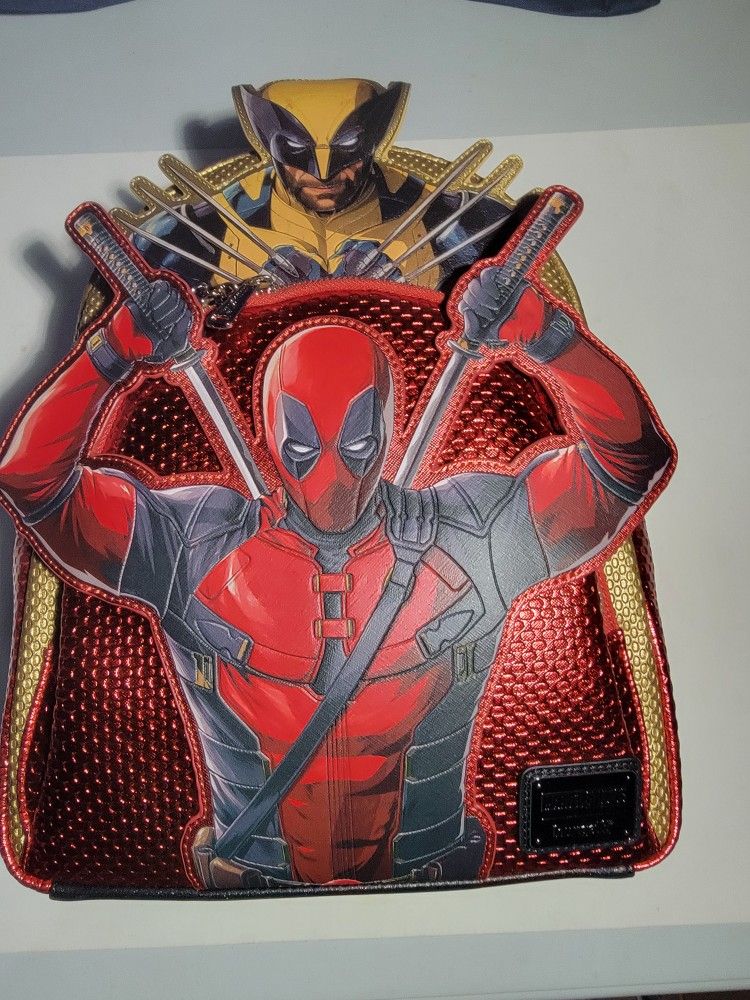 Marvel Deadpool And Wolverine Loungefly Backpack