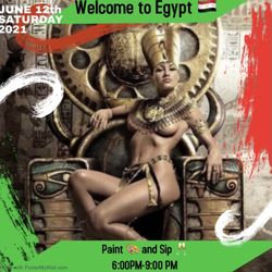 Welcome To Egypt Paint And Sip Tickets 🎫 