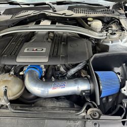 BBK Ford Mustang GT 5.0 Cold Air Intake 18-23 - Chrome Finish