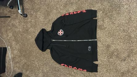 Chrome Hearts Black Zip-Up Hoodie size medium