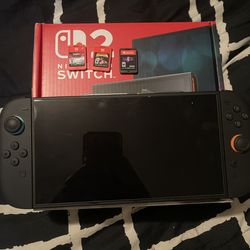Nintendo Switch 2 plus 3 games