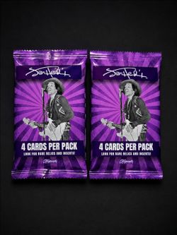 Jimi Hendrix Non-Sport Trading Card Lot 1 Relic Card + 19 Cards. Packs Are Open!