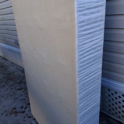 Single Bed Frame, Box Spring Mattress 