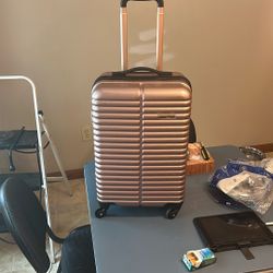 Pink skyline 20 inch rolling luggage