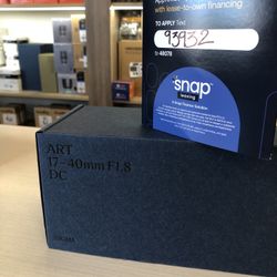 Sigma 17-40mm F1.8 L Mount Lens