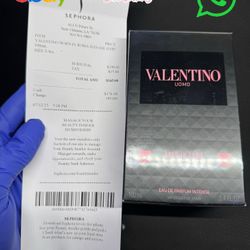 VALENTINO UOMO BORN IN ROMA INTENSE EAU DE PARFUM SPRAY 3.4 Oz /100 ml