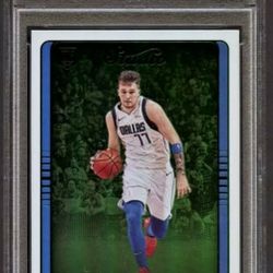 Nba Studios Luka Doncic Green Rookie Card Psa 10
