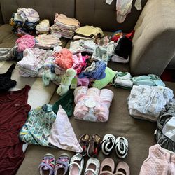 Baby Clothes, Carrier, Highchair And More
