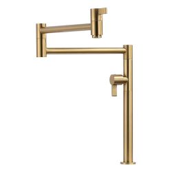 Solid Brass Deck Mount Pot Filler Faucet: $112.81