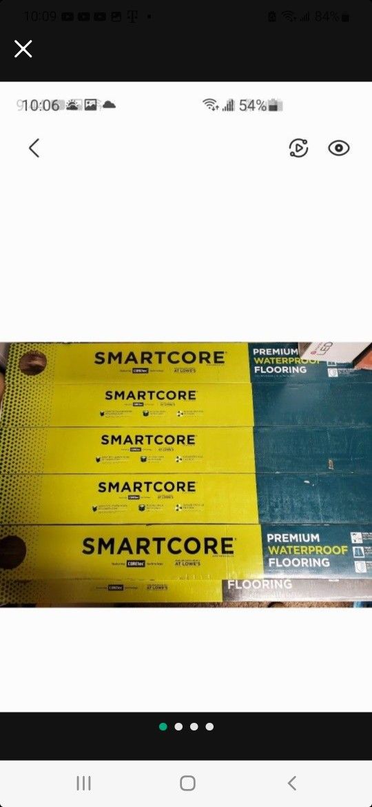 Vinyl Smart Core Baldwin Oak 5-in x 48.03-in Waterproof Interlocking Luxury Vinyl Plank Flooring (18.35-sq ft) Each Box $30 Total:55.05Sq Ft I have 3