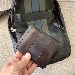 Coach messenger bag/crossbody/and wallet