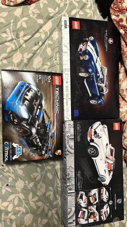 ALL BRAND NEW Car lego sets
