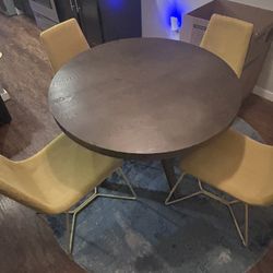 West Elm Arc Base Pedestal Dining Table