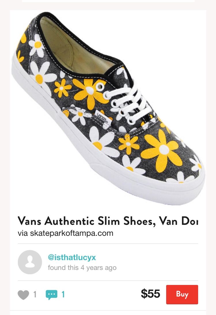 Vans (van doren) spectra yellow with daisy