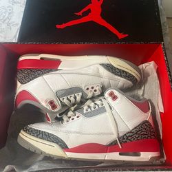 Jordan 3 “fire red”