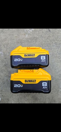 Dewalt 20v Batteries 8.0 Ah Brand New Price For Both