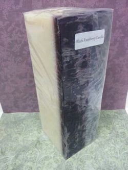 Black raspberry vanilla creme organic soap loaf 3 1/2 lbs