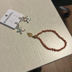 Earrings And Bracelet