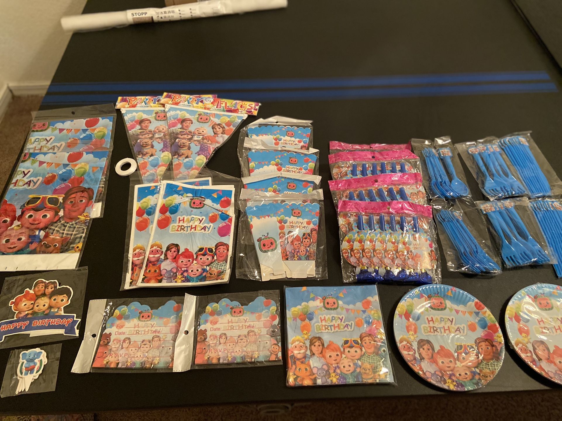 Cocomelon Party Supplies For 20