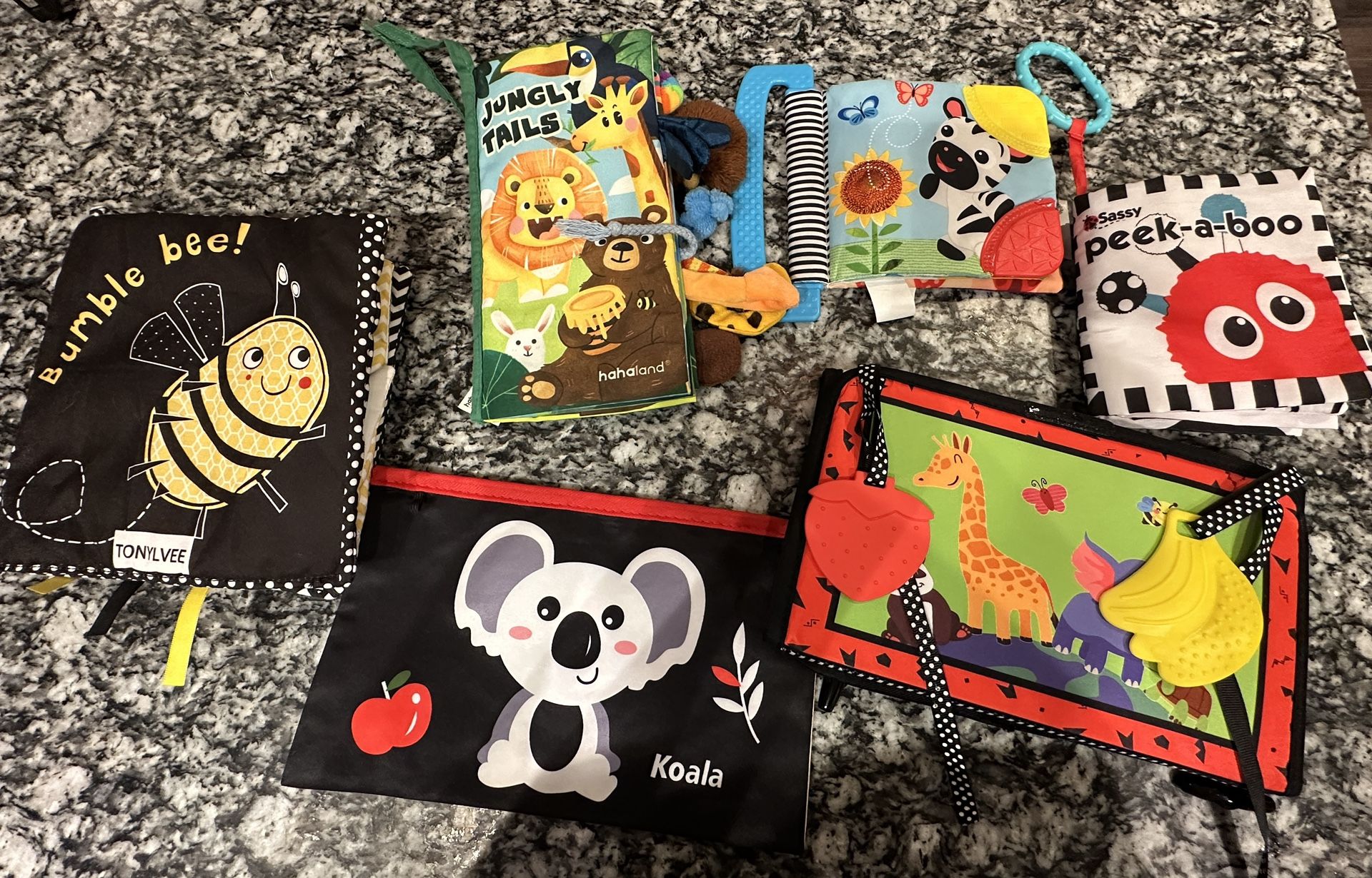 Soft Books For Babies (6 Total)