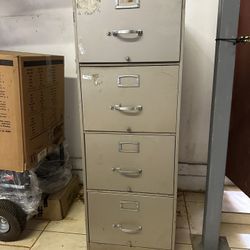 Metal Filling Cabinets 4 Drawers 18x29x52(H) Inches