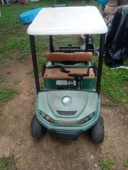 Dynacraft 24v Kid Electric Golf Cart Light Still Turn On Need Be Charged Charger Missing In Good Condition