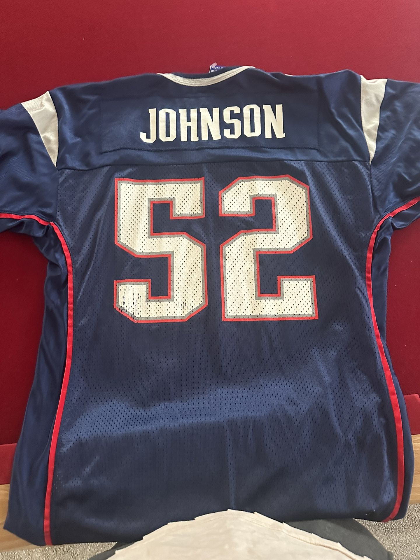 Ted Johnson RARE Patriots Jersey New with tags
