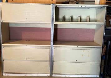 Metal cabinets