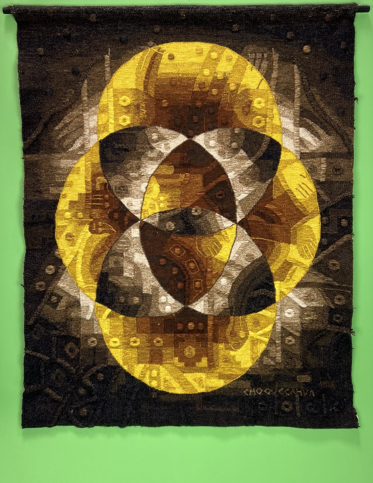 Large Peruvian Woven Alpaca Tapestry