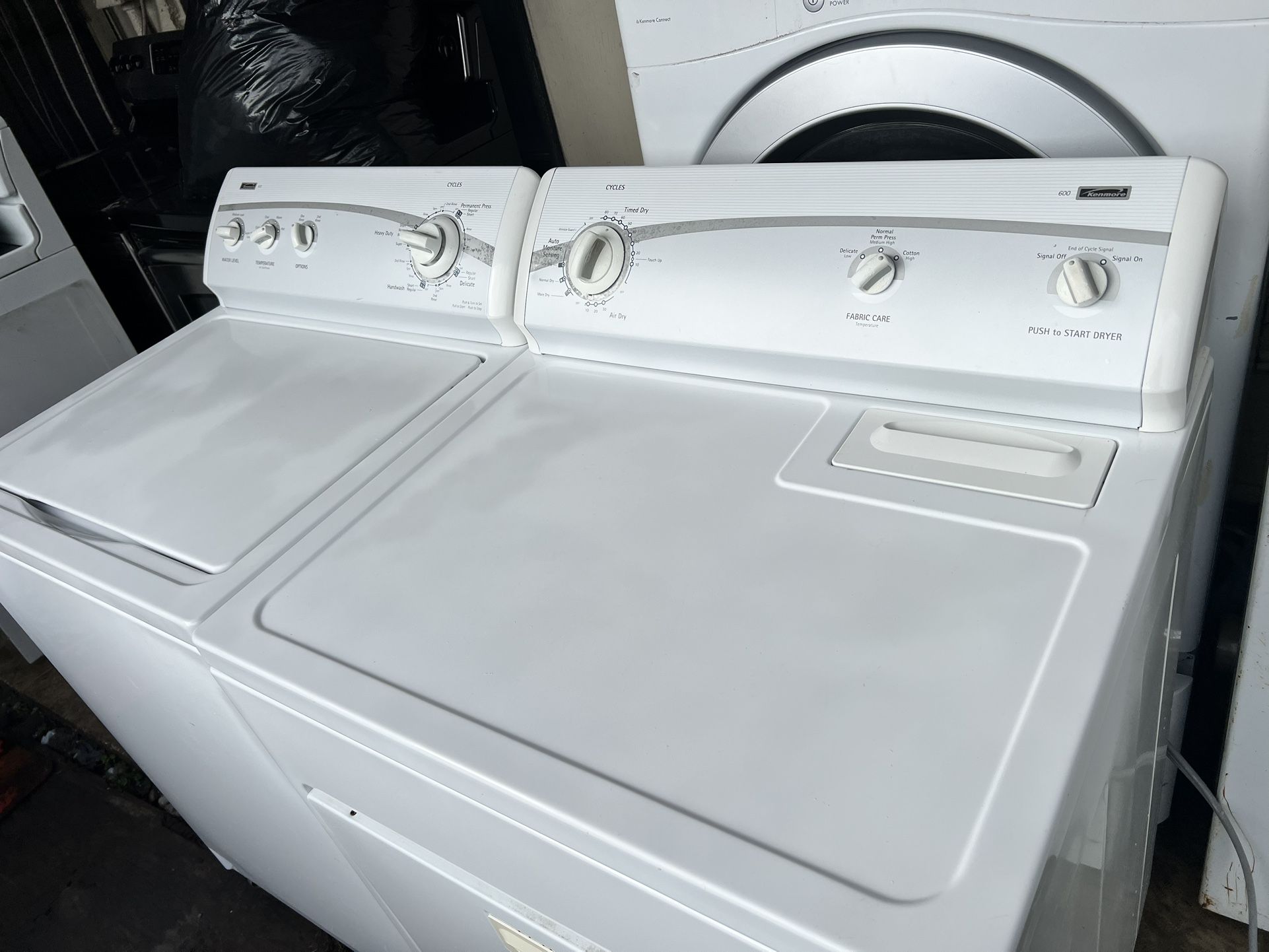 Washer And Dryer Set Top Load Kenmore 600 Series