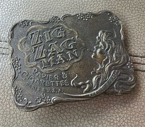 Zig zag man belt buckle by lewis buckles solid brass