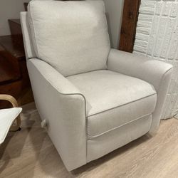 True Innovations Paxley Fabric Swivel Glider Recliner