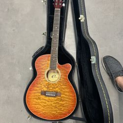 Guitar with Case, Like New Minor Scuff On Neck. Asking $250 OBO 