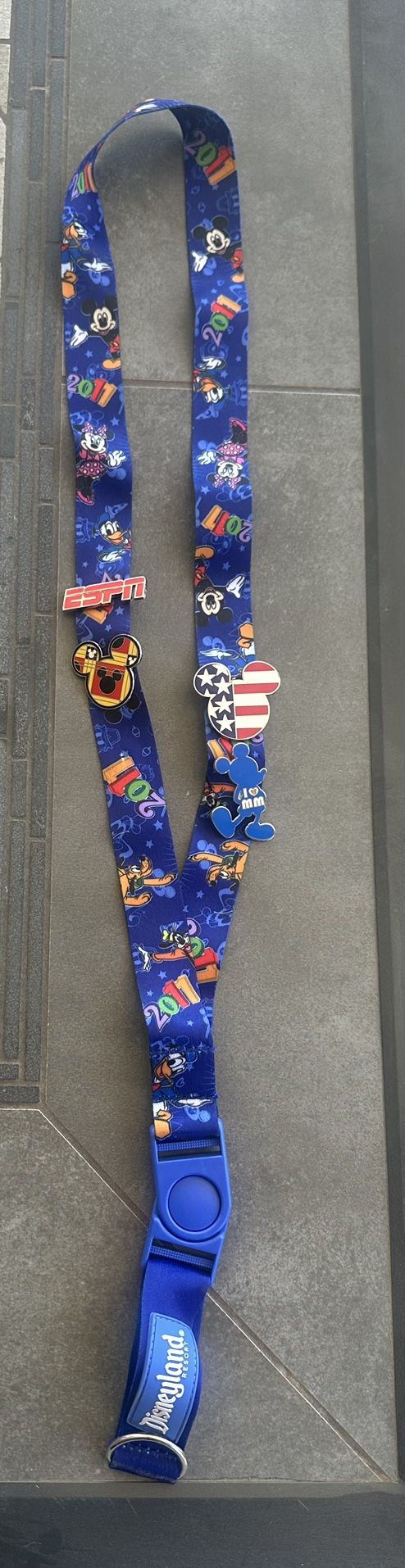 2011 DISNEY LANYARD BUNDLE W/TRADING PINS