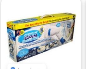 Hurricane spin scrubber